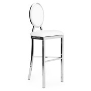BIANCA SILVER HIGH COCKTAIL STOOL